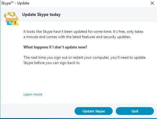 skype for mac update problems